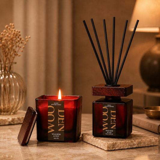 AuraDecor Wooden Whisper Duo Gift Set