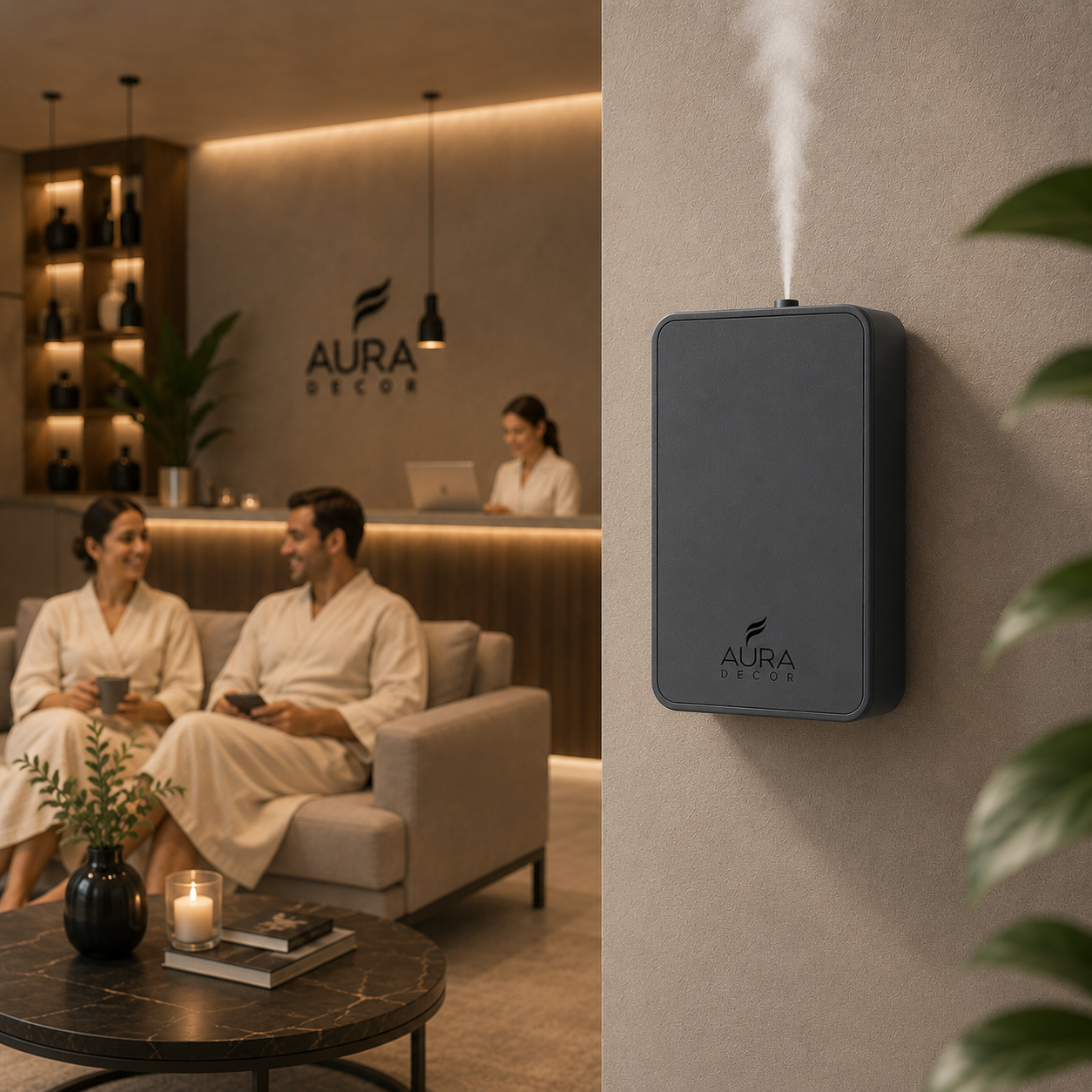 AuraDecor X2Pro Air Diffuser Bluetooth , Battery & USB both Enabled