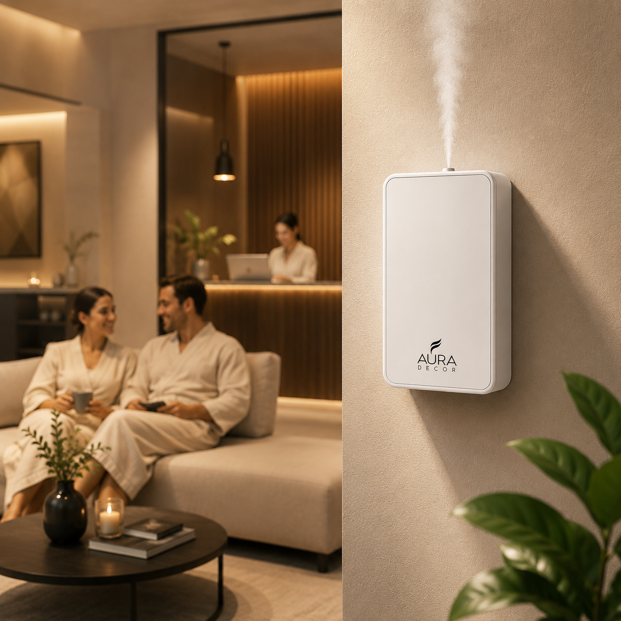 AuraDecor X2Pro Air Diffuser Bluetooth , Battery & USB both Enabled