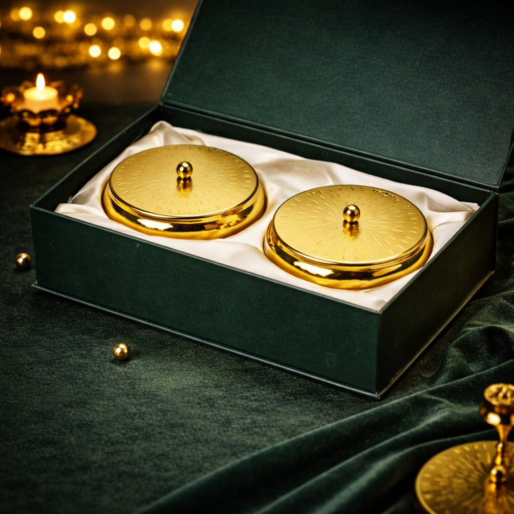 AuraDecor Set of 2 Fragrance Urli Candles in a Gift Pack