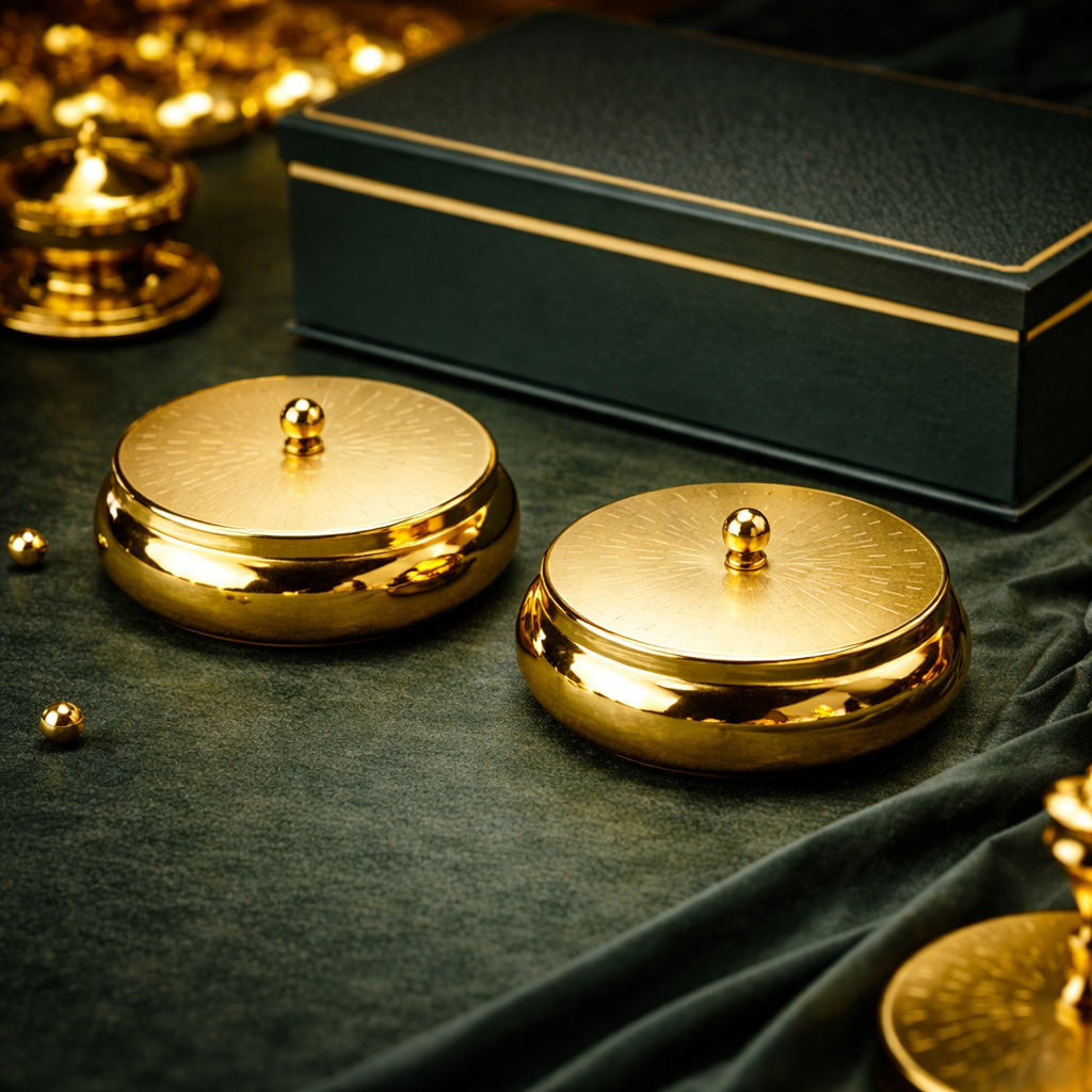 AuraDecor Set of 2 Fragrance Urli Candles in a Gift Pack