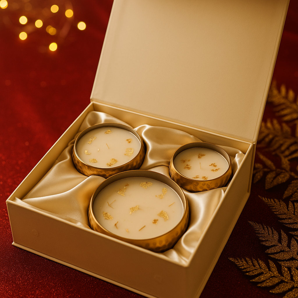 AuraDecor Fragrance Urli Candle for Festivals ( Oodh Fragrance )