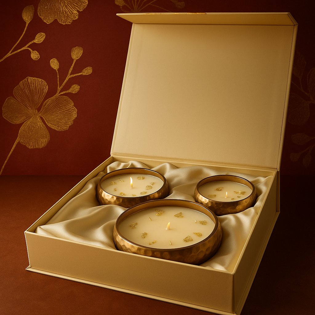 AuraDecor Fragrance Urli Candle for Festivals ( Oodh Fragrance )