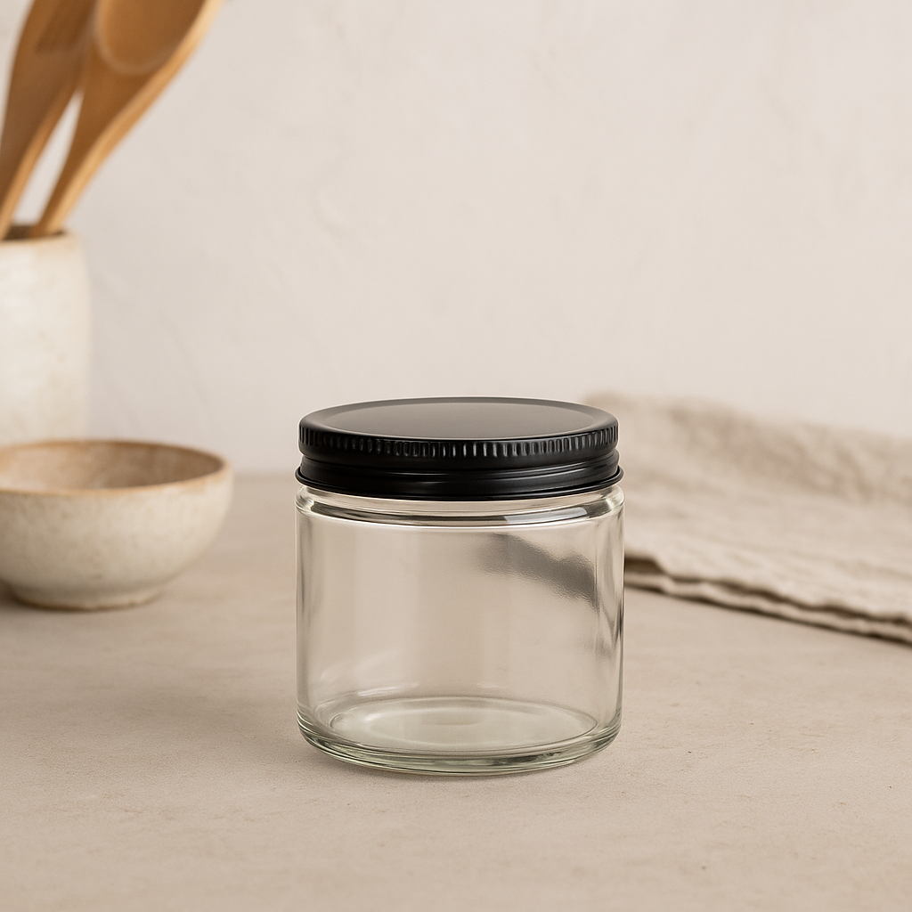 Aluminium Empty Lid Jar for Candle Making ( 90ml )