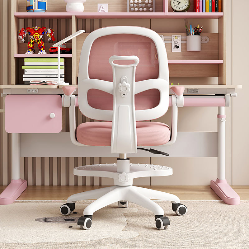 Auradecor Adjustable Kids Study Chair with Footrest – Ergonomic Reading & Writing Chair for Children