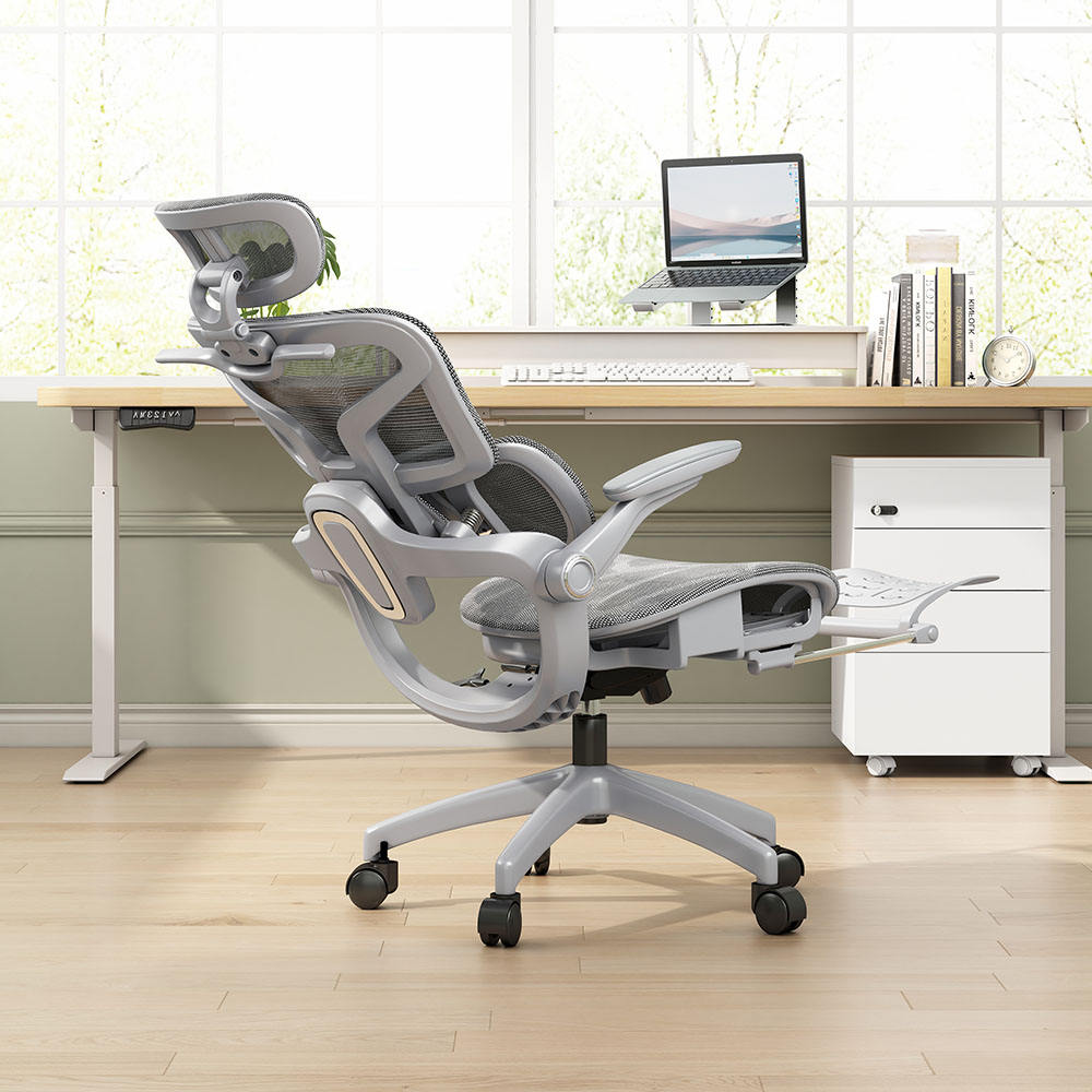Auradecor FlexAlign Pro Ergonomic Office Chair with 4D Headrest