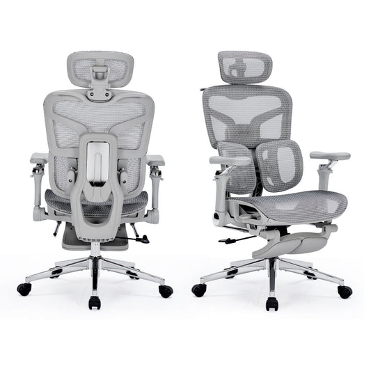 Auradecor ErgoSync Elite Ergonomic Recliner Office Chair with Double Lumbar Support