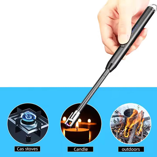 Auradecor USB Rechargeable Candle Lighter – Flexible, Windproof & Reusable (Multicolor)