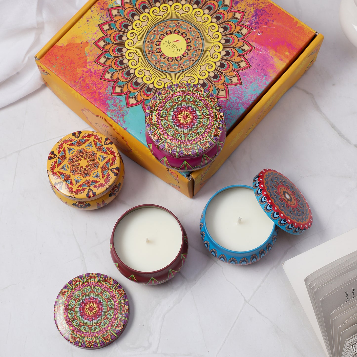 Bulk Buy Morrocan Tin gift set |Set of 4| (Master pack of 20 box)