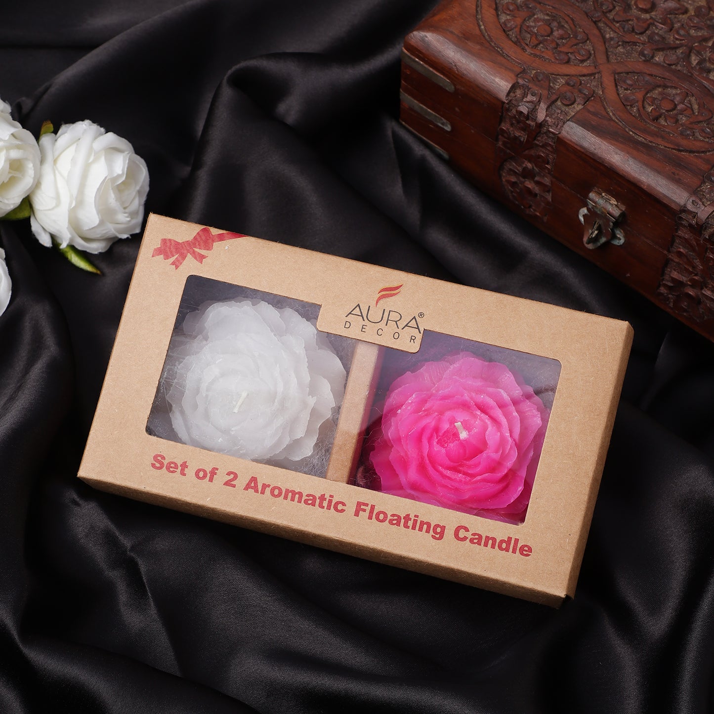 Floating Flower Candle Set - Aromatic Duo