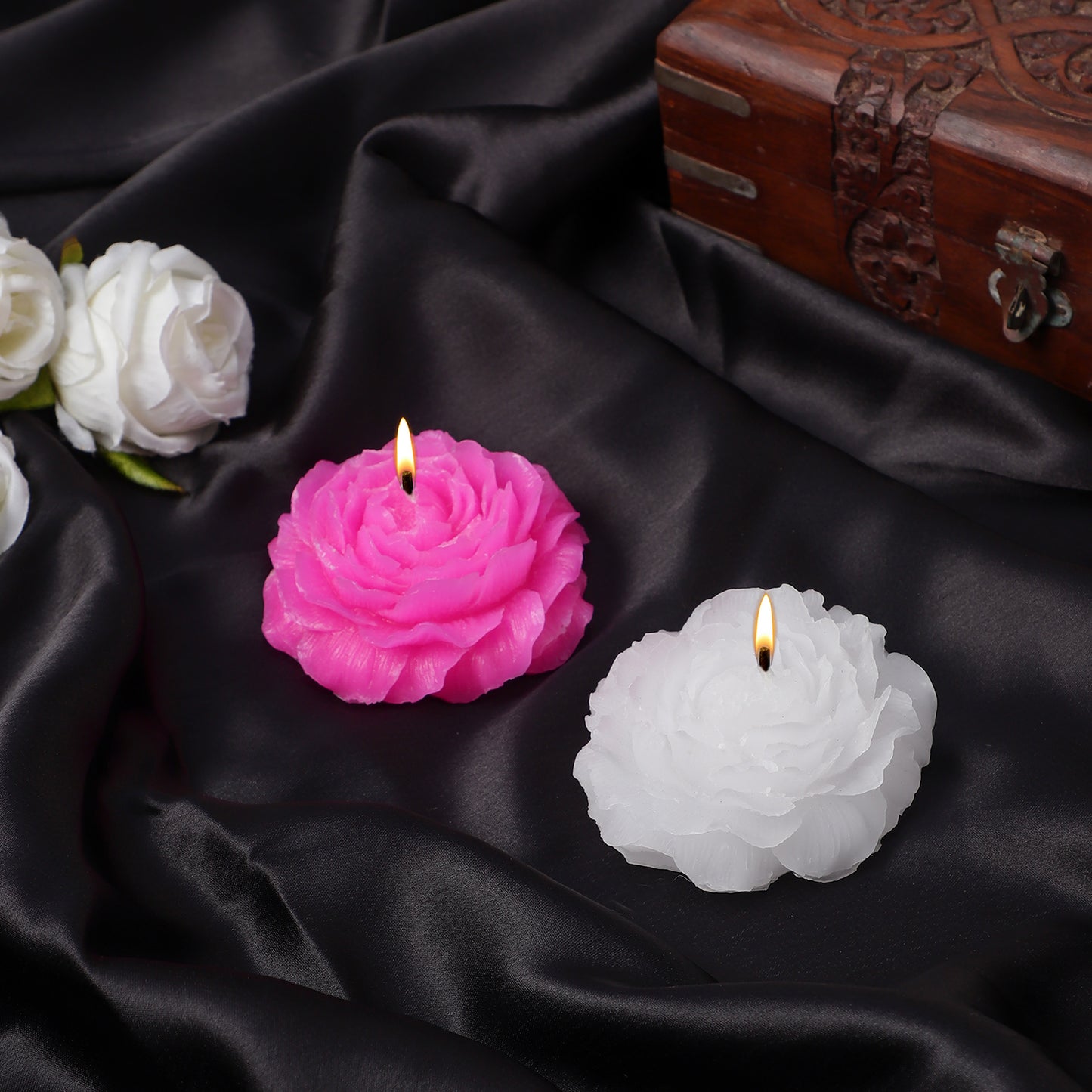 Bulk Buy Floating Flower Candle Set - Aromatic Duo (Master pack of 50 set)