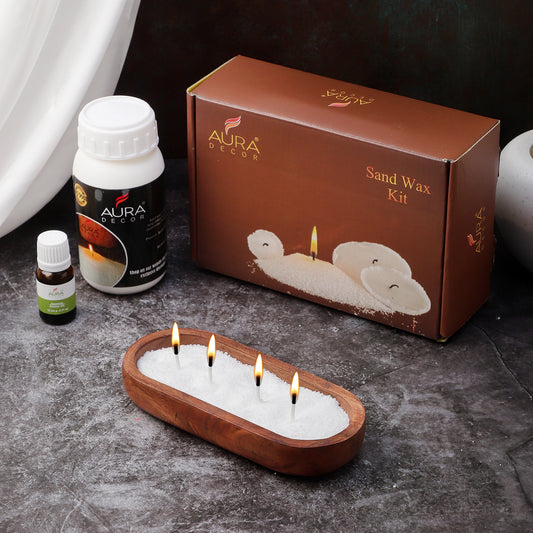 Auradecor Sand Wax Kit - Create Your Personalized Candle Experience