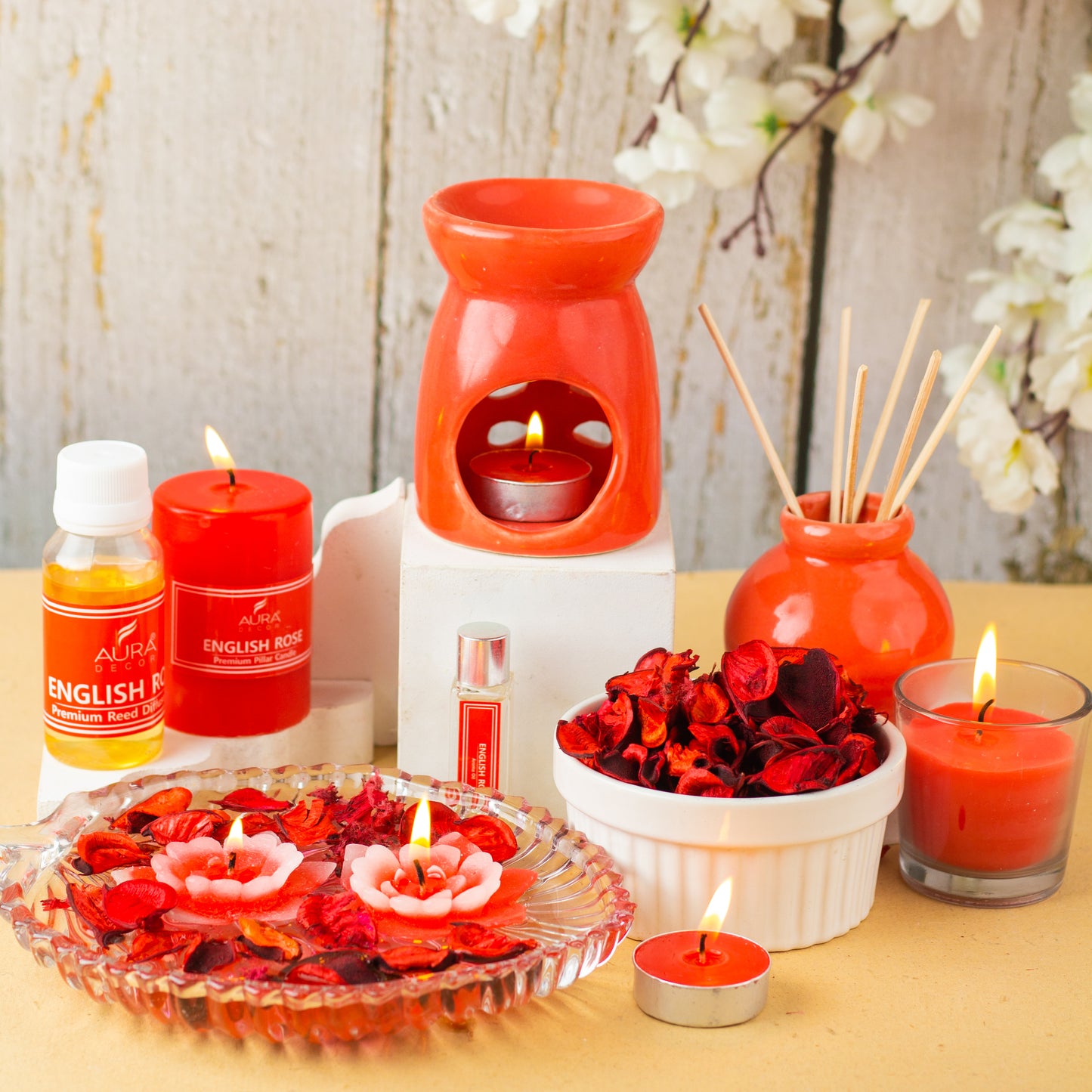 Auradecor Combo Gift Pack for Aromatherapy, Corporate Gifting GS 20