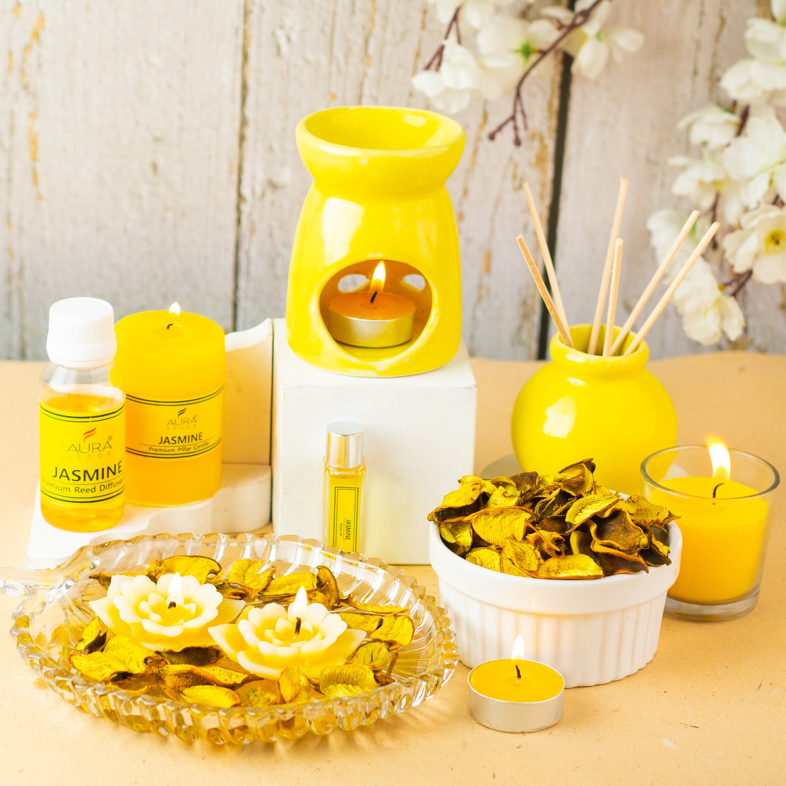Auradecor Combo Gift Pack for Aromatherapy, Corporate Gifting GS