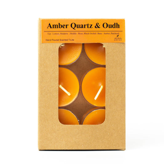Bulk Buy AuraDecor Pack of 6 Acrylic Tealight Candles ( MOQ 50 Packets )