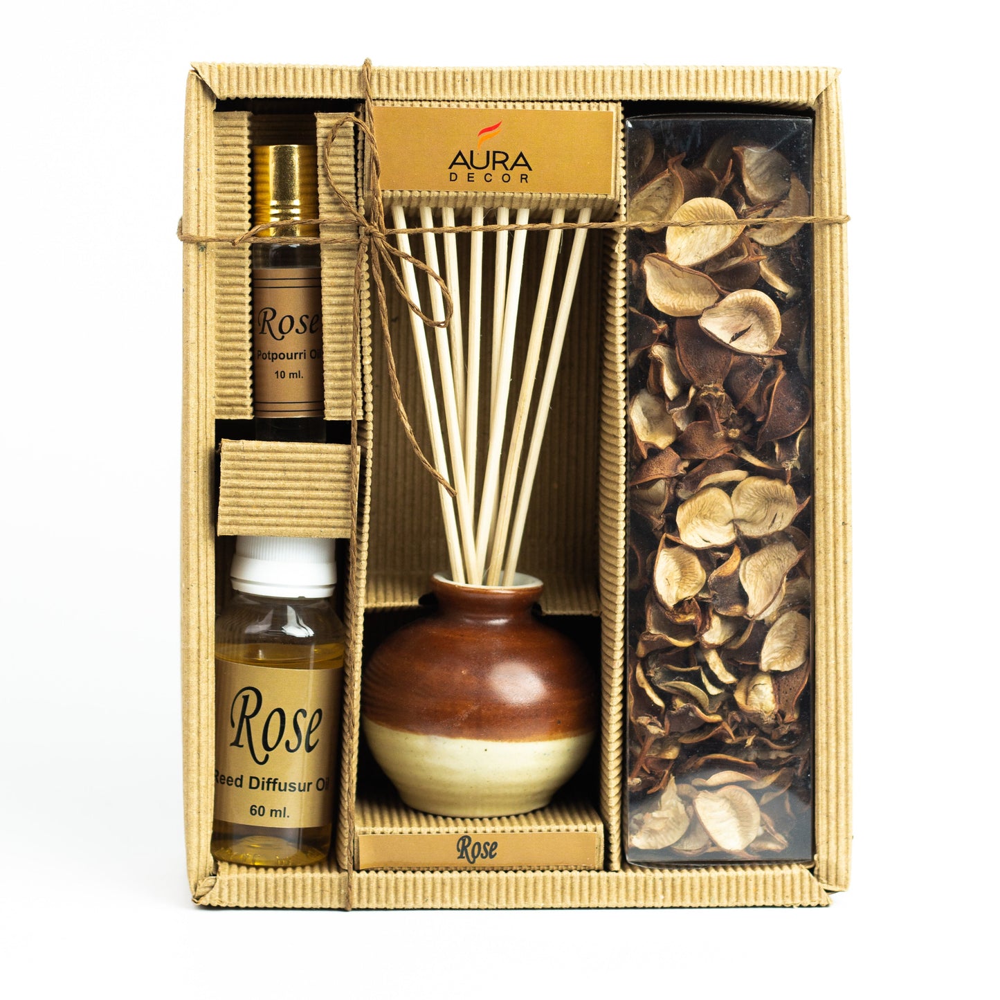 Auradecor Reed Diffuser Gift Set with Potpourri ( RD10)