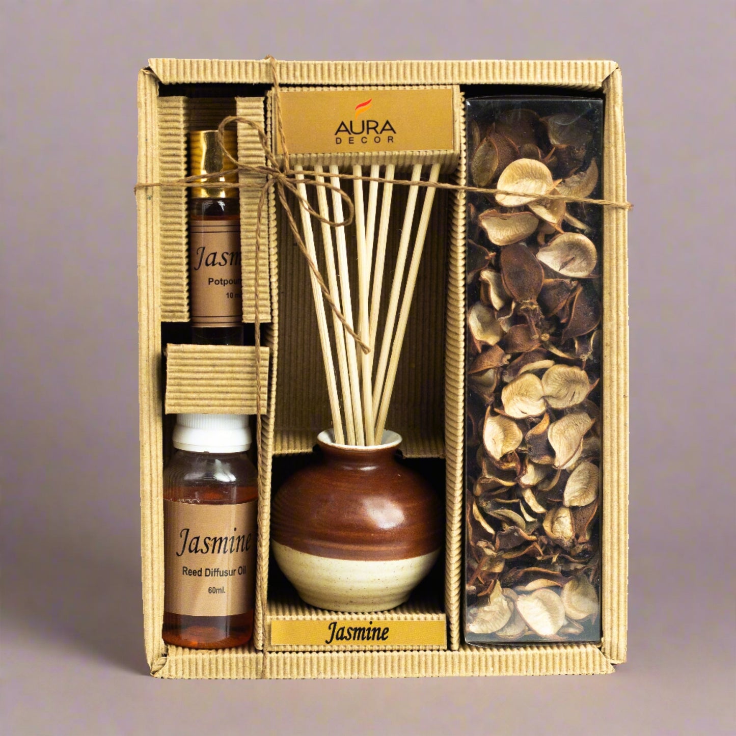 Auradecor Reed Diffuser Gift Set with Potpourri ( RD10)