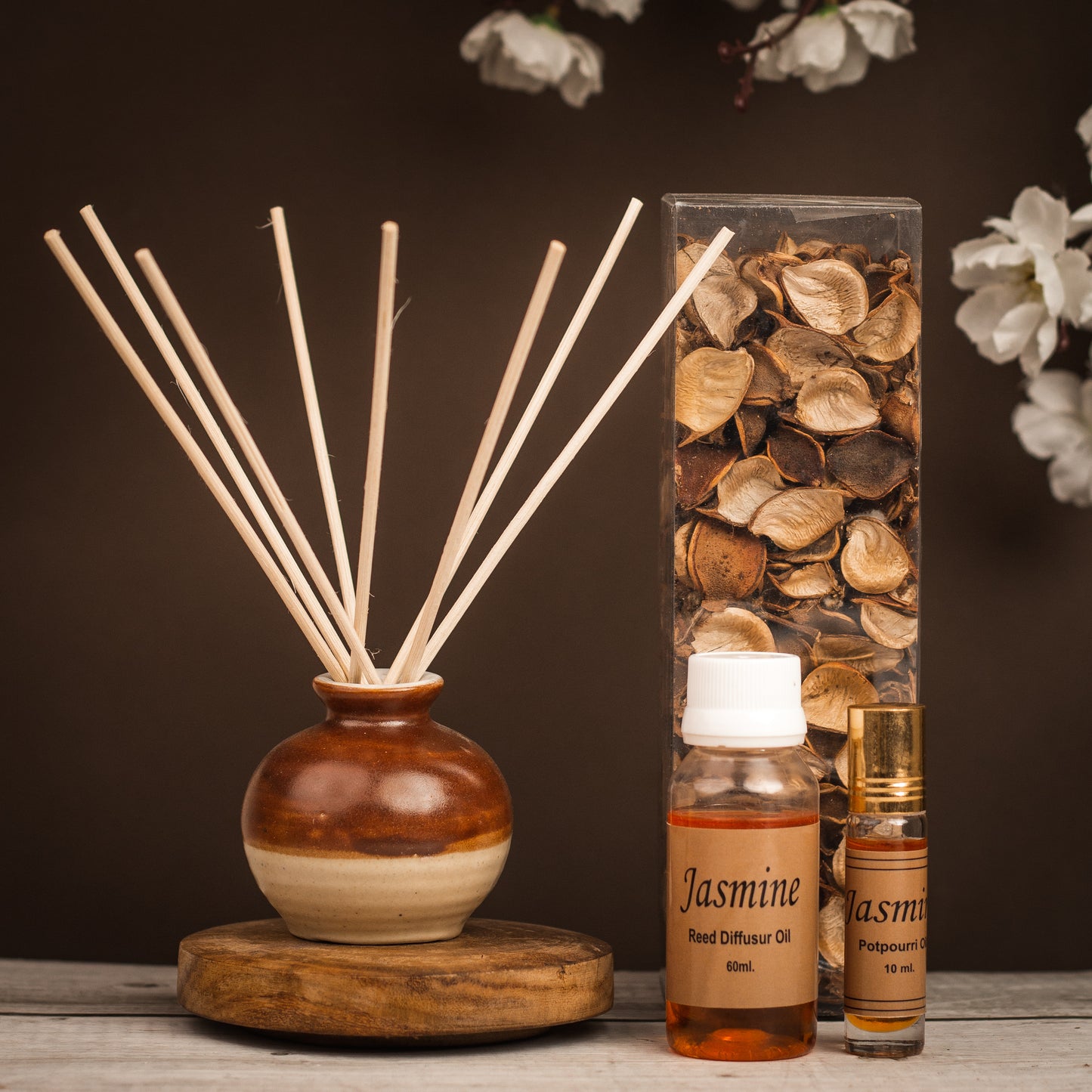 Reed Diffuser Gift Set with Potpourri Master Box 20 Pcs ( RD-10 )