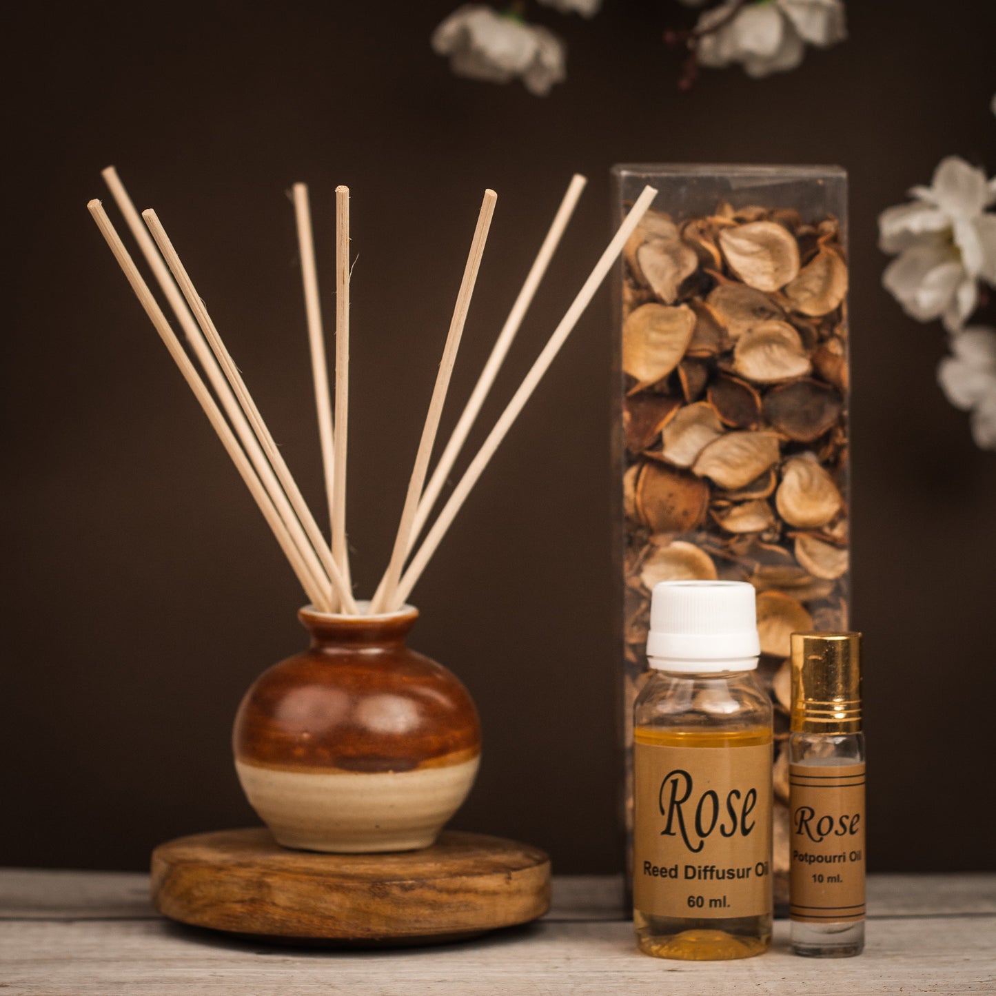 Auradecor Reed Diffuser Gift Set with Potpourri ( RD10)