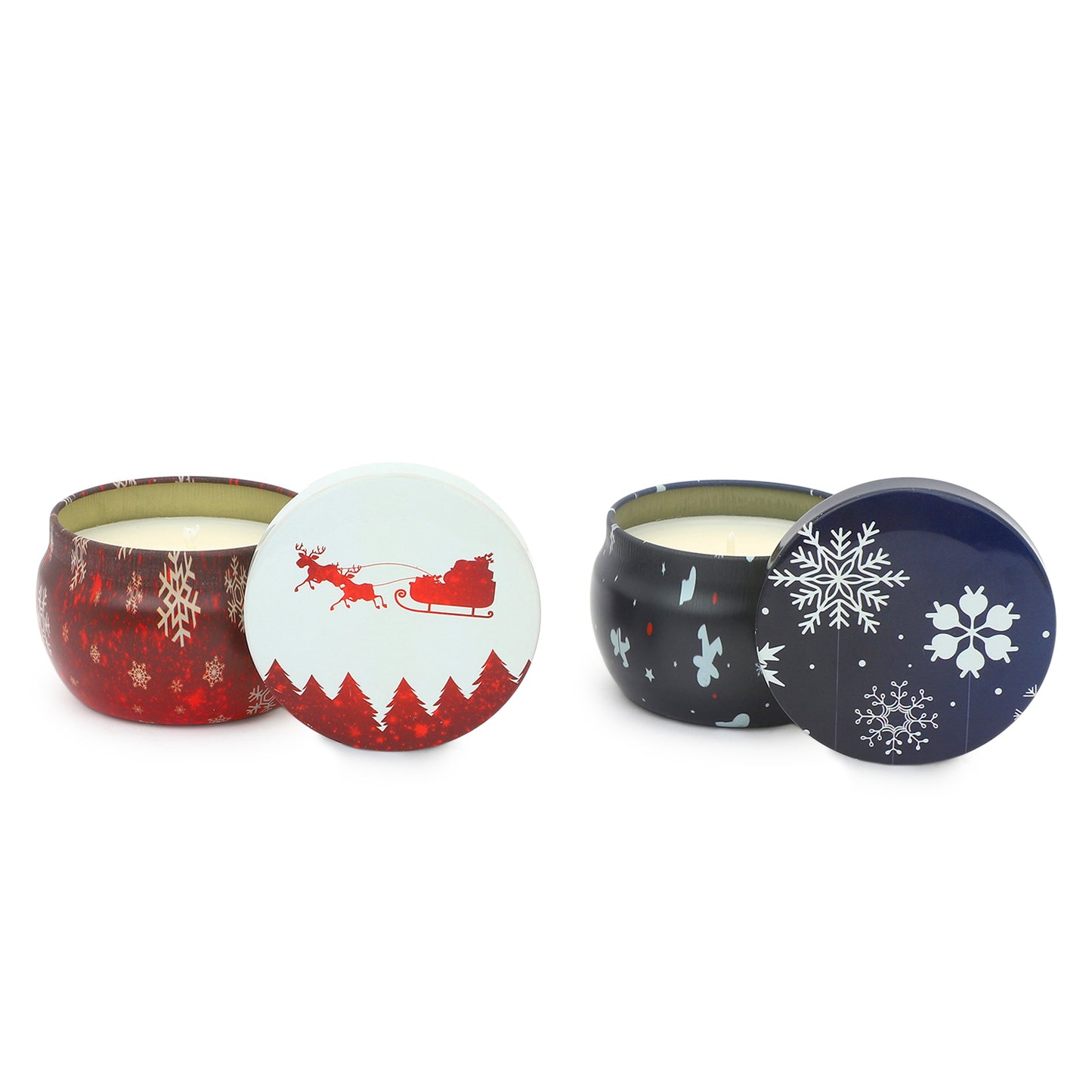 Christmas Charm Gift Set |Set of 4| Christmas candle|