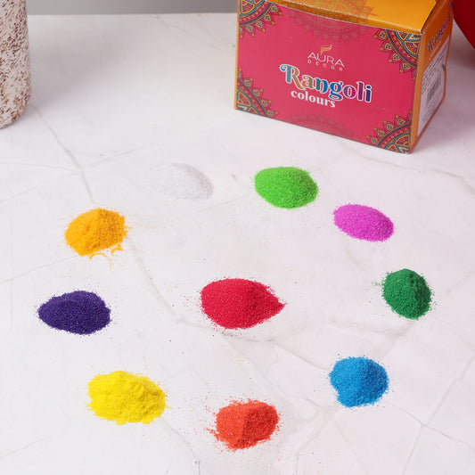 Bulk Buy Auradecor Rangoli colours (Master pack of 20pcs)