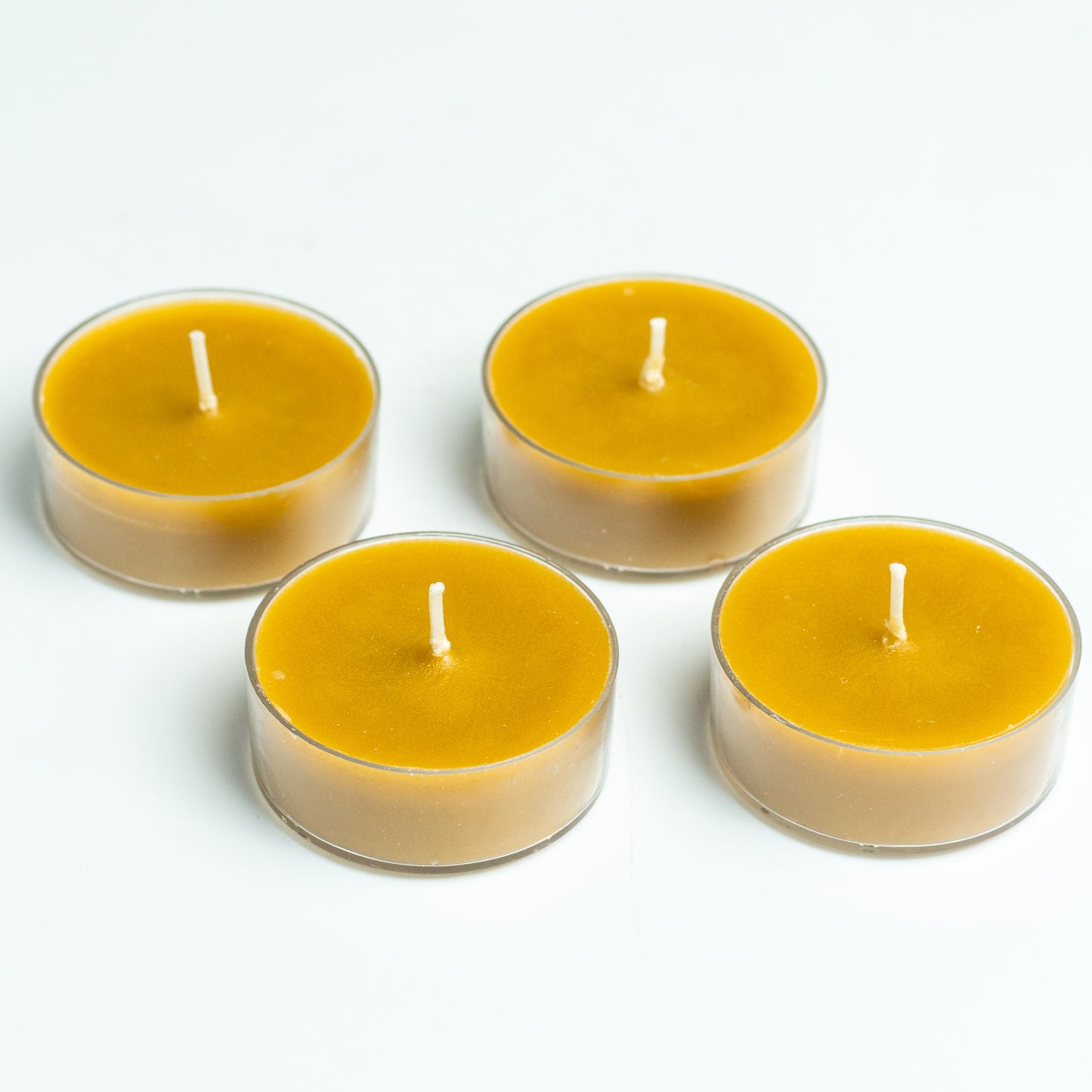 AuraDecor Scented Soy Wax Acrylic Jumbo Tealight Candle Set of 4