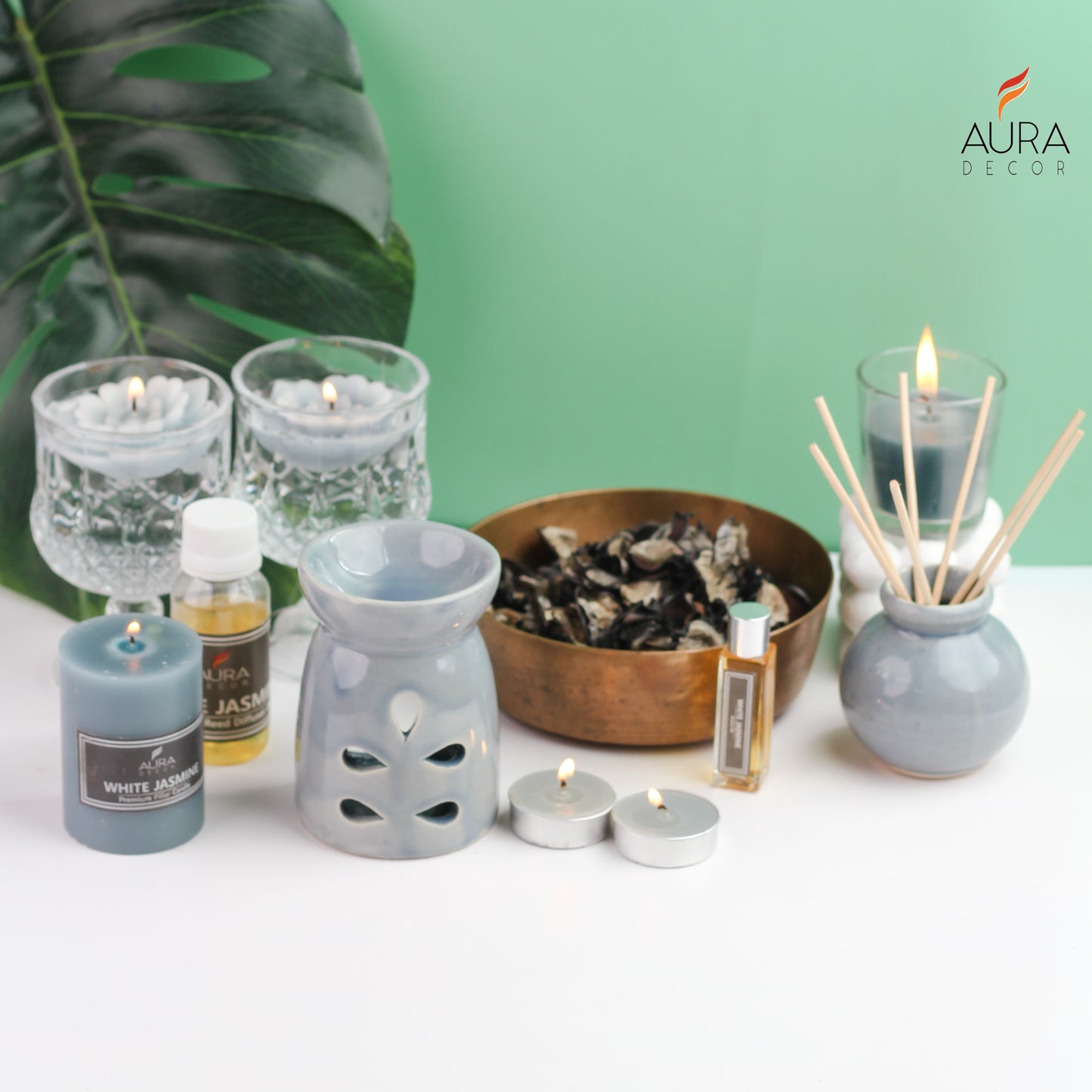 Auradecor Combo Gift Pack for Aromatherapy, Corporate Gifting GS 20