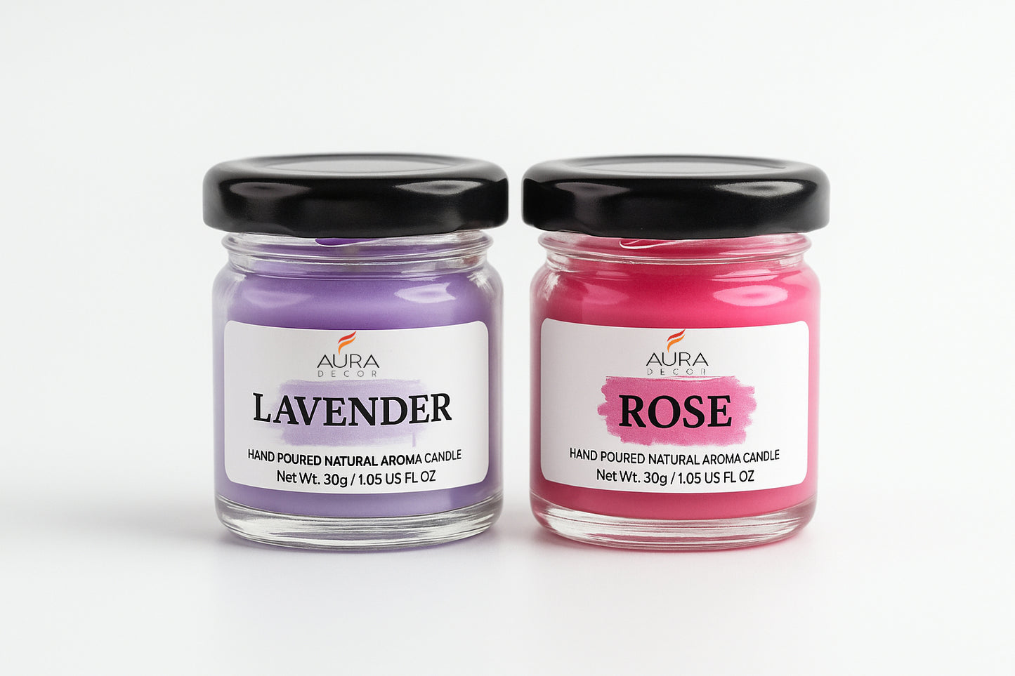 Mini Fragrance Jar Set of 2 Candle