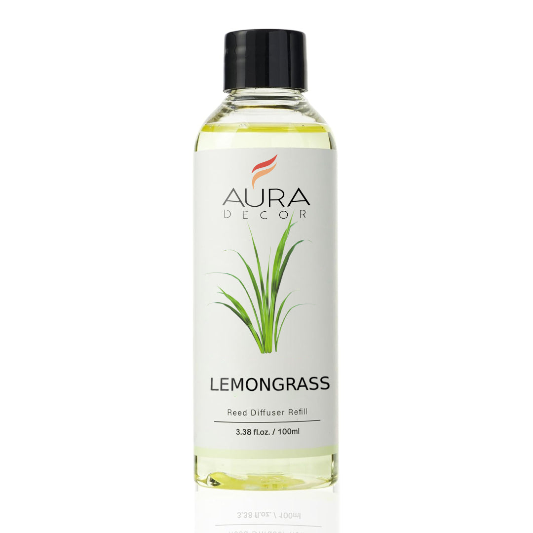 AuraDecor Reed Diffuser Oil with 10 Free Sticks