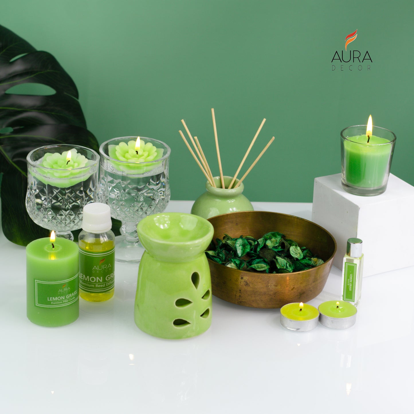 Auradecor Combo Gift Pack for Aromatherapy, Corporate Gifting GS 20