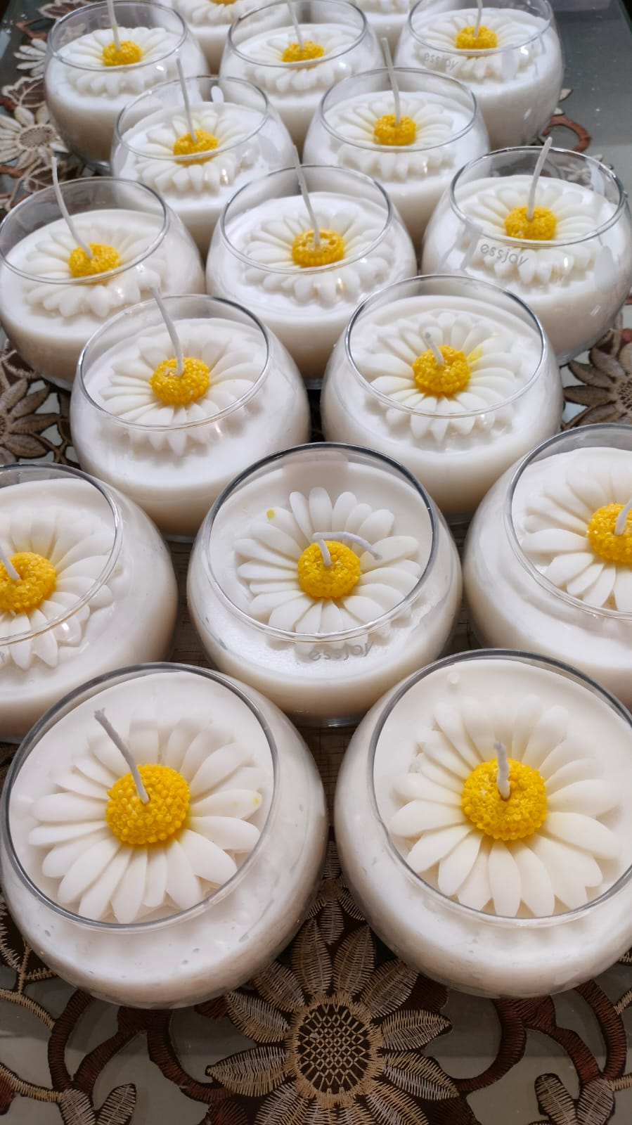 Auradecor Sun Flower Mould for Candle Making