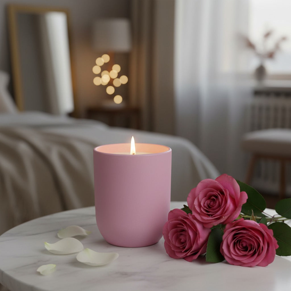 Auradecor Lume Gentle Hour Candle || Glass candle|| Scented candle