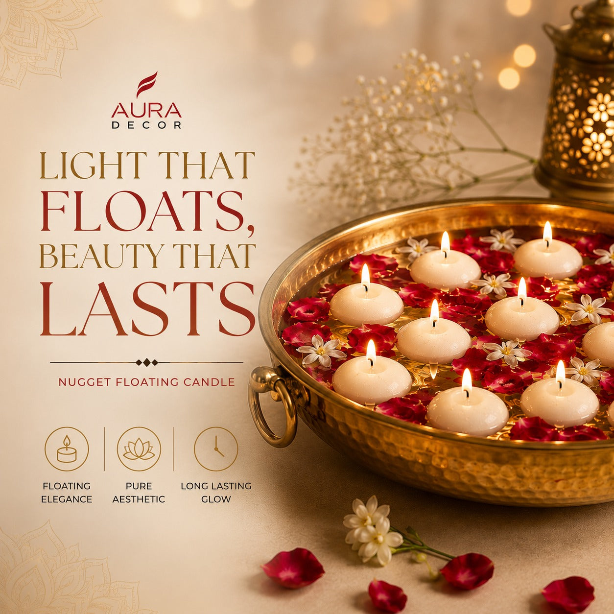 Pack of Nuggets Floating Candle ( Multiple Pack of 20 )