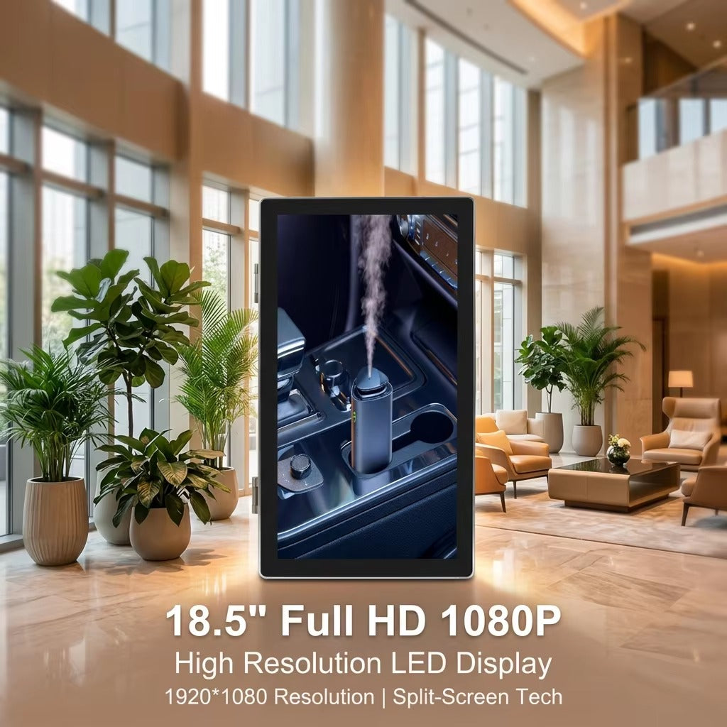 AuraDecor AD-SCENT Smart Aroma Diffuser & Digital Advertising Display | 18.5" Android Display