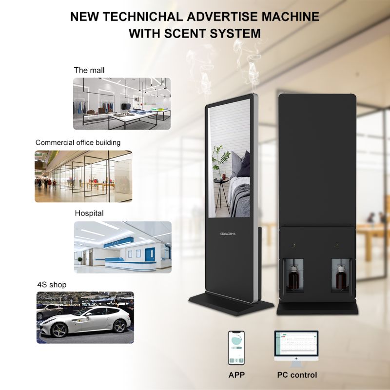 AuraDecor ScentScreen Pro – Digital Advertising Display with Smart Aroma Scenting