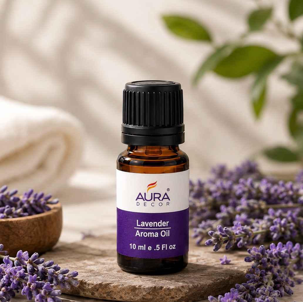 AuraDecor Set of 6 Highly Fragrance Aroma therapy Oils (10 ml Each)