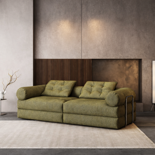 Auradecor Urban Convertible 2‑Seater Sofa Bed