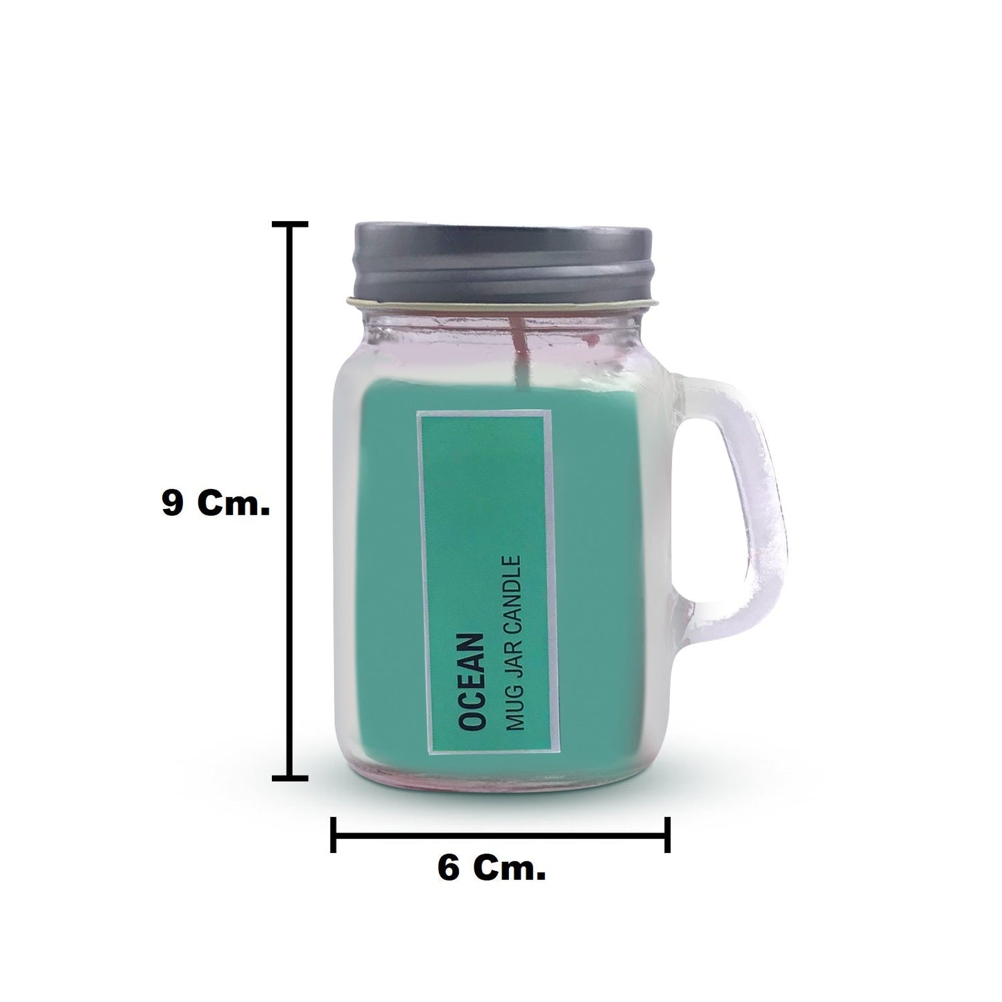 Mug Jar Candle ( Ocean Fragrance )