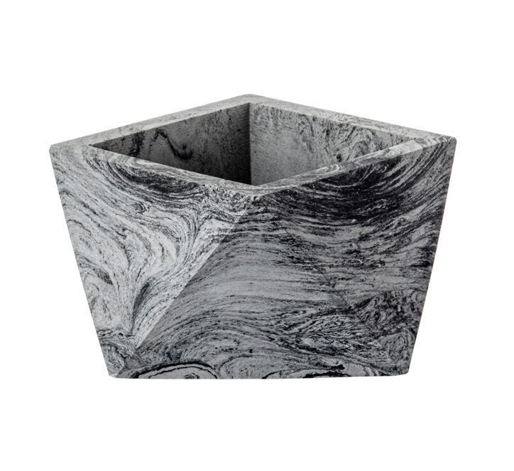 AuraDecor Trinity Concrete Geometrical Container For Candle Making, Gifting And Home Decor Purposes