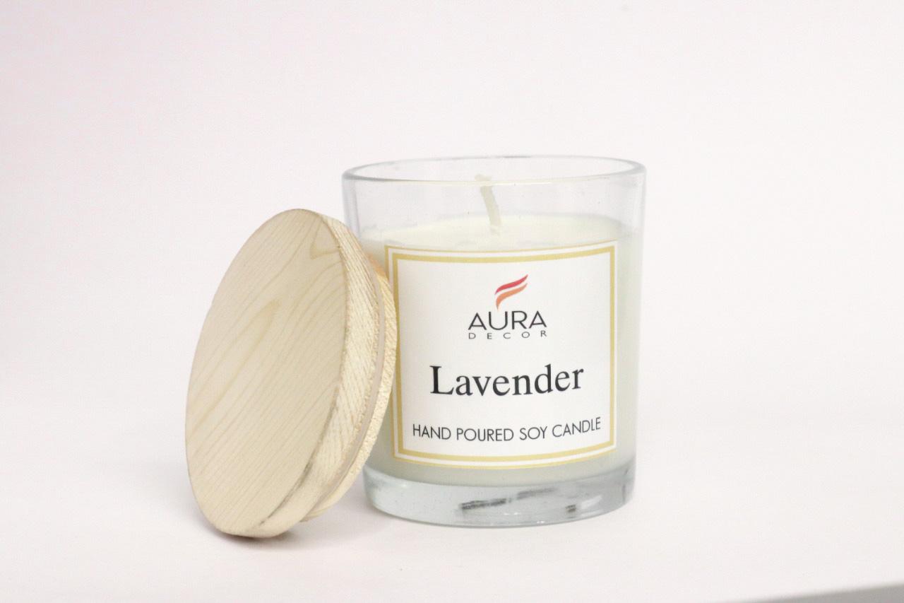 Bulk Buy Clear Jar Candle with Wooden Lid & Gift Box Packaging ( 50 Pcs )