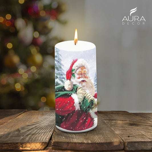 Printed Pillar Candles Bulk Buy ( MOQ 20 Pcs )