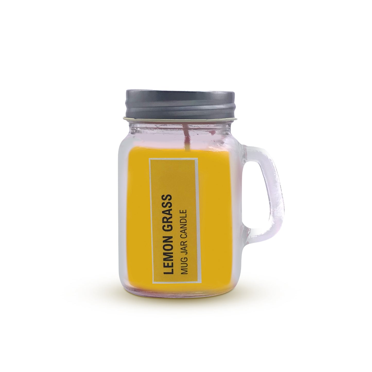 AuraDecor Mug Jar Candle ( Lemon Grass Fragrance )