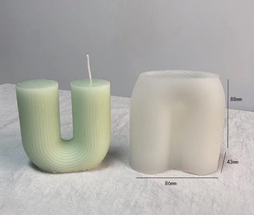 U Shape Mould for Candle Making