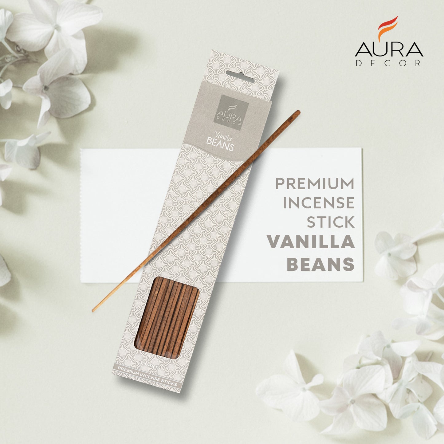 Vanilla Beans Aroma Incense Sticks ( 40 Sticks )