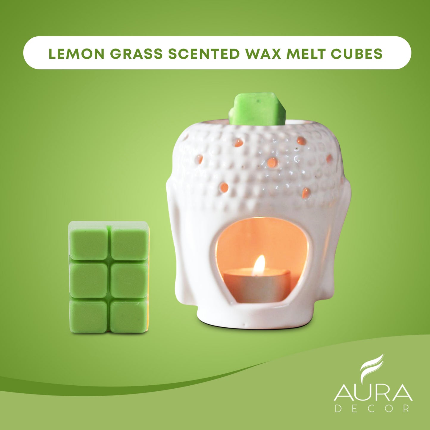 Wax Tarts - AuraDecor Wax Melts Tarts Lemon Grass Manufacturer