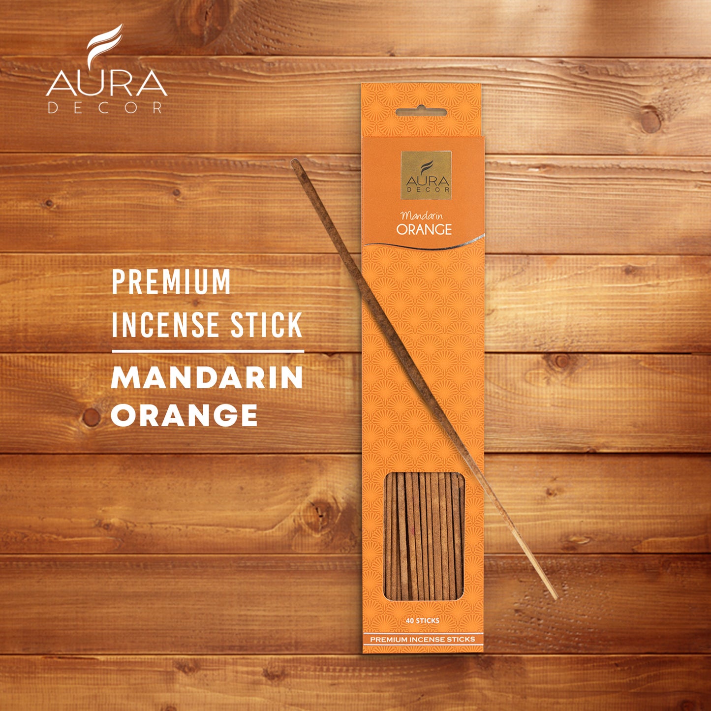Mandarin Orange Aroma Incense Sticks ( 40 Sticks )