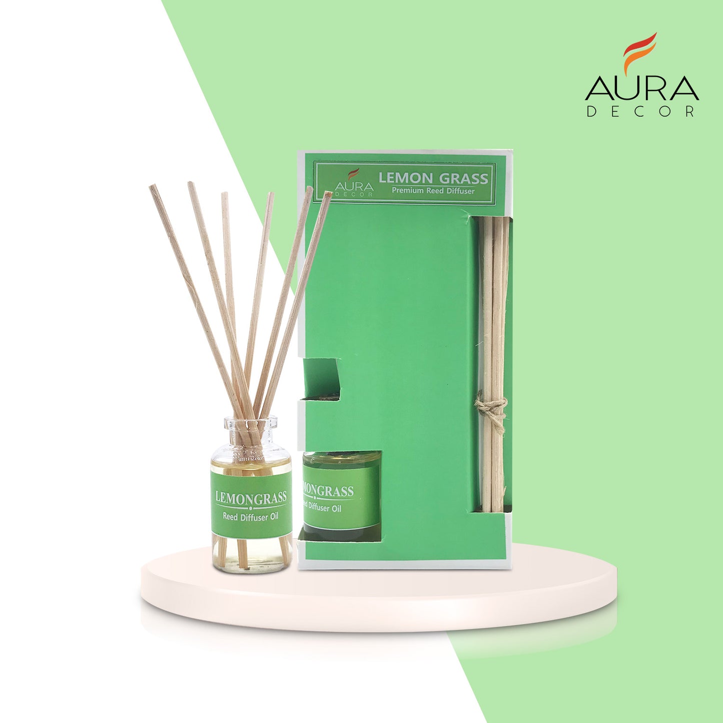 Reed Diffuser Gift Set with Potpourri ( Lemon Grass)