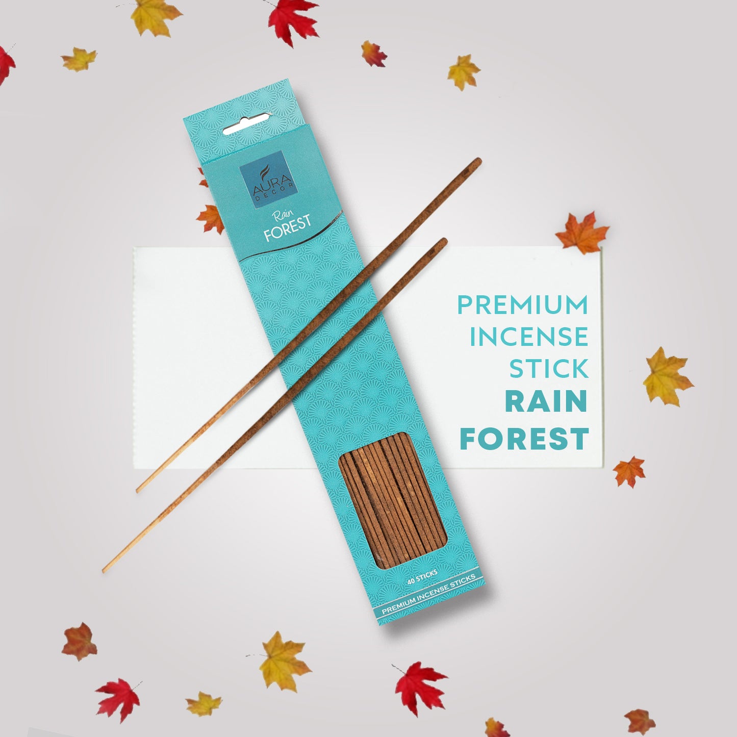 Rain Forest Aroma Incense Sticks ( 40 Sticks )