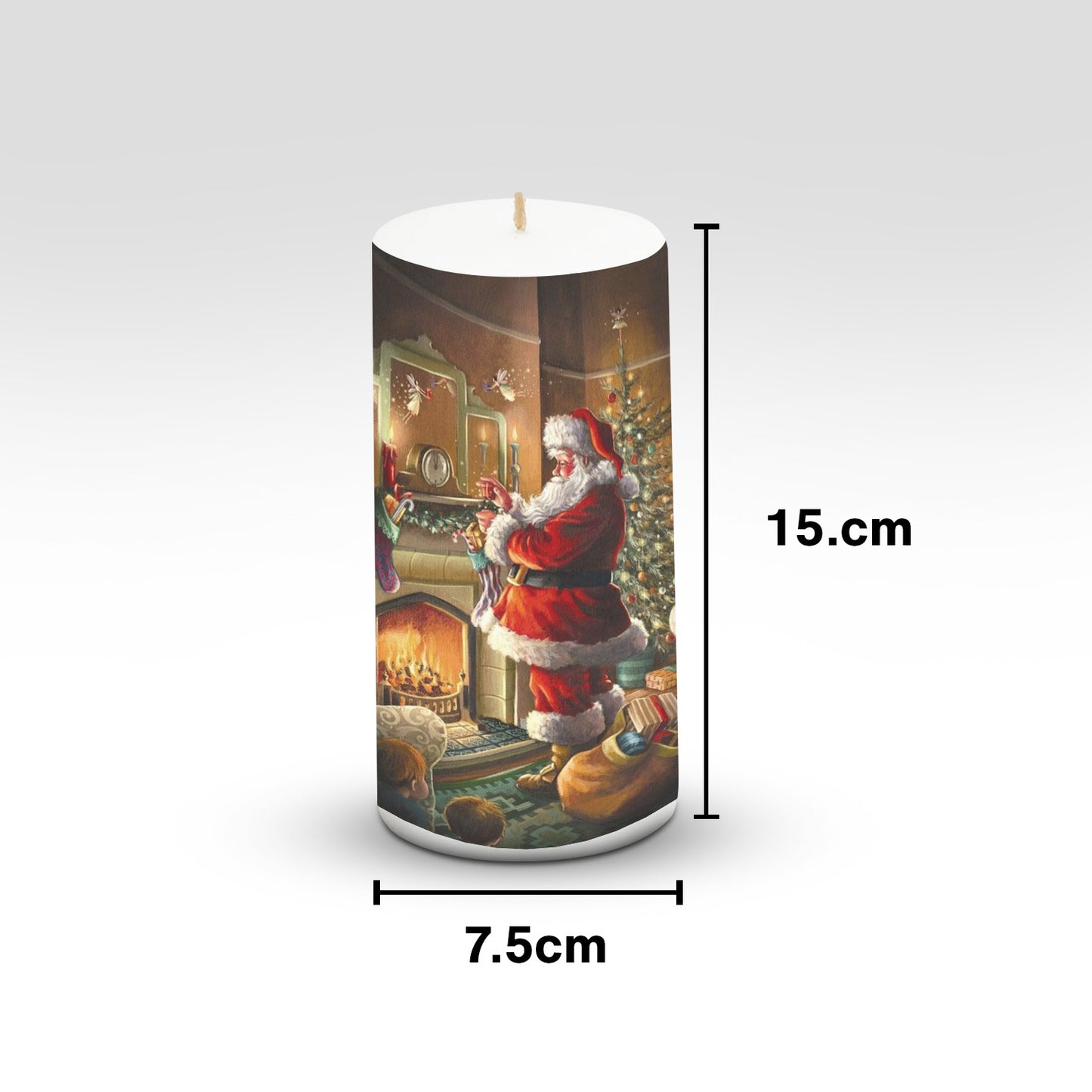 Pillar Candle Christmas 3*6 inch Unscented New
