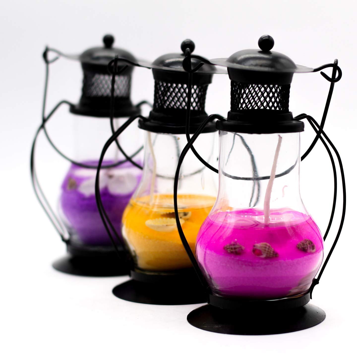 AuraDecor Gel Lantern ( Bulk Buy 60 Pcs ) (Assorted Colours )